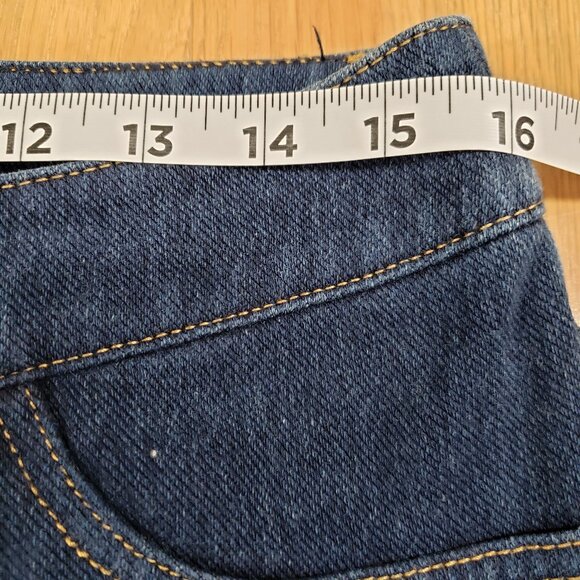 Zenergy by Chicos Women Jeans Size 1/M8 Regular Dark Blue Denim Stretch - Picture 9 of 15